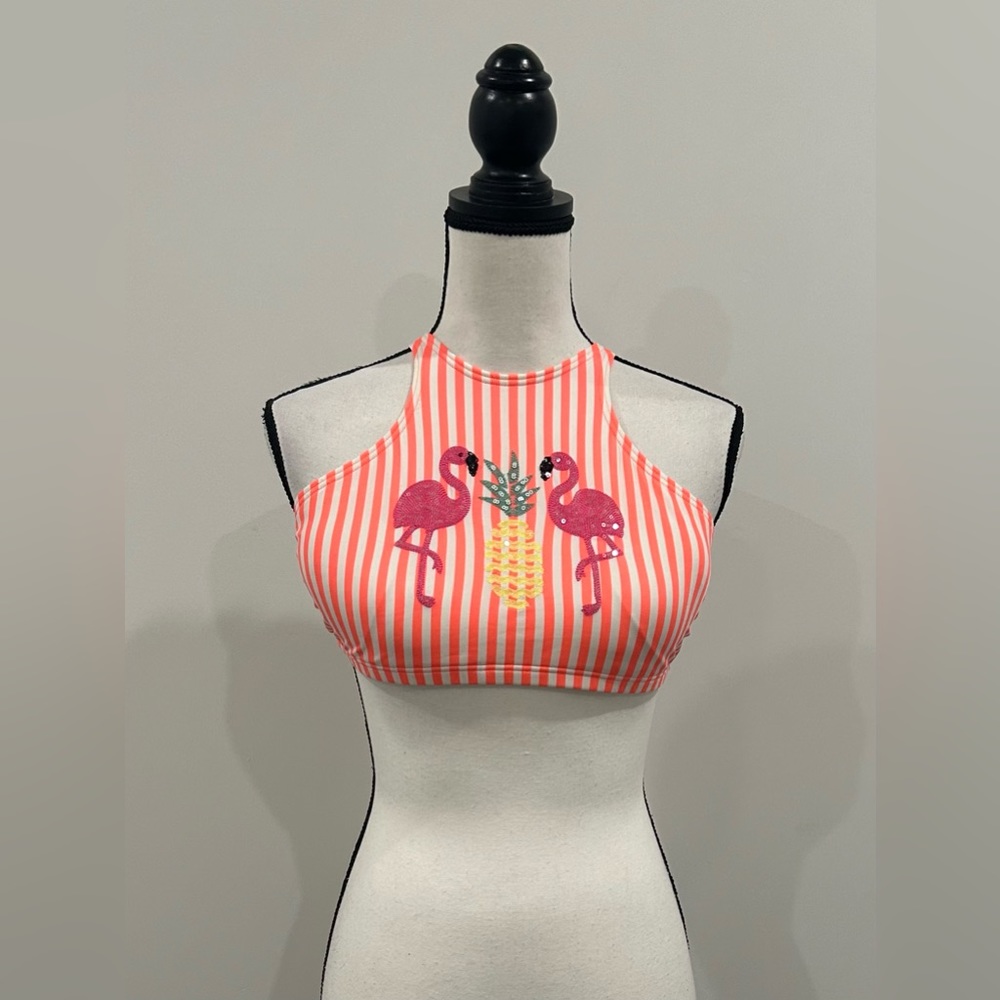 Coco Rave Flamingo Swim Top